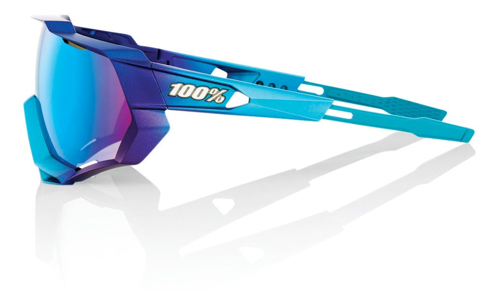 SPEEDTRAP - Matte Metallic Purple - Blue Mirror Lens